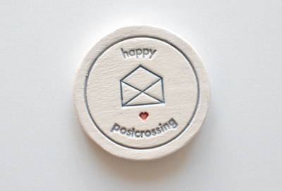 Magnet: Happy postcrossing