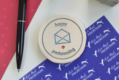 Magnet: Happy postcrossing