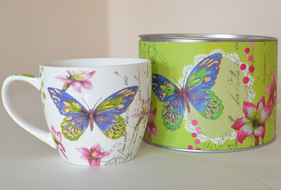 Becher - Schmetterling