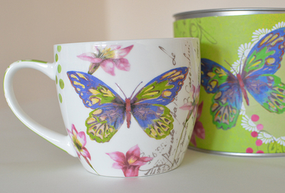 Becher - Schmetterling