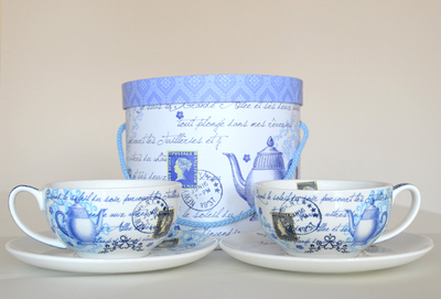Set aus zwei Teetassen - Maison de Thé