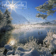 Winterlandschaft mit See