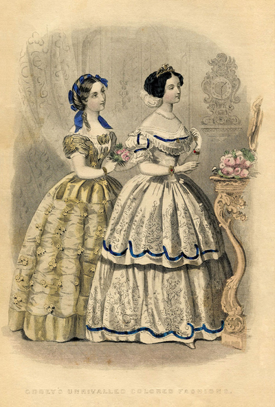 Illustration - Viktorianische Mode