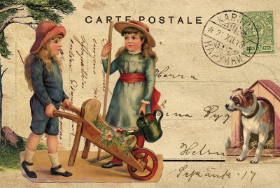 Garten-Collage