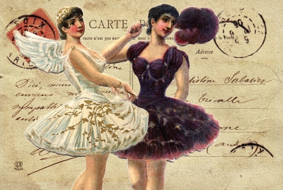 Collage mit Ballerinas