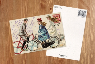 Collage mit Radfahrern