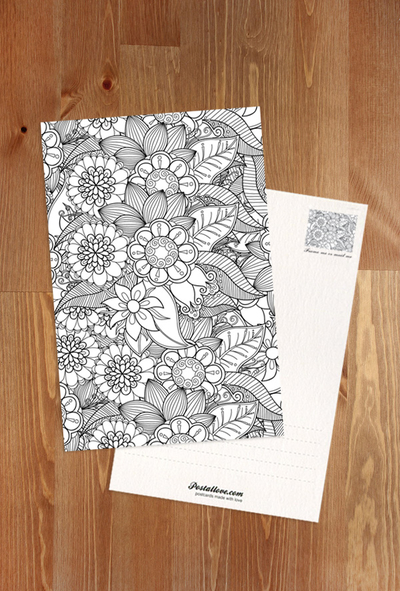 Malbuch - Blumen