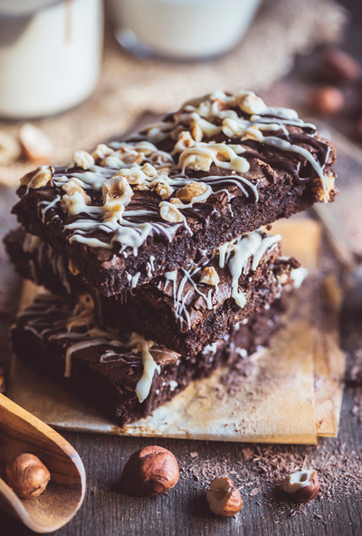 Brownie mit Nüssen