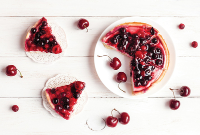 Kuchen mit Obst