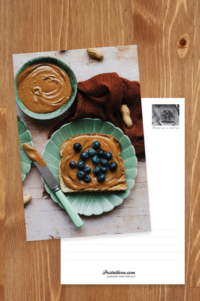 Toast mit Erdnussbutter