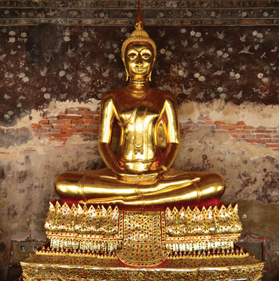 Goldener Buddha