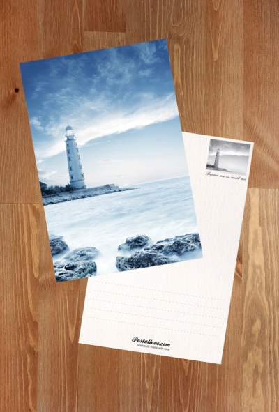 Blauer Leuchtturm
