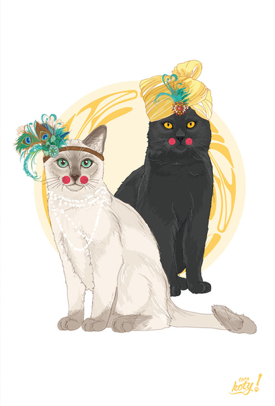 Terakoty - Katzenkarneval