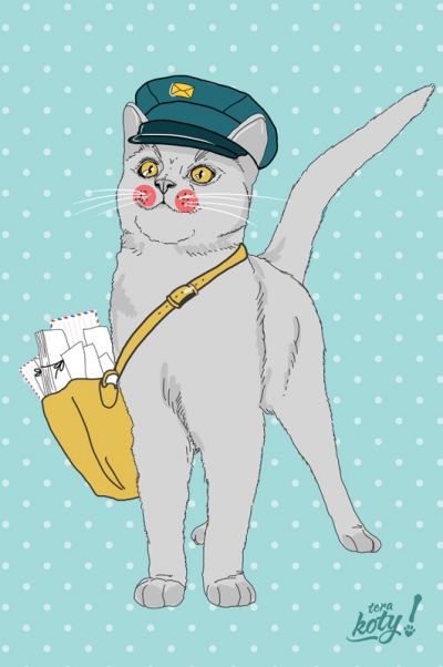 Terakoty - Postkatze