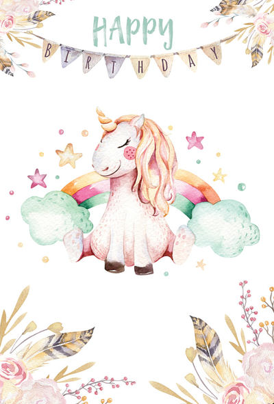 Geburtstag Einhorn