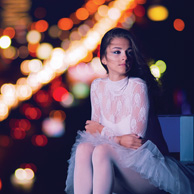 Ballerina bei Nacht