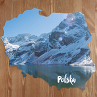 Karte - Tatra-Gebirge im Winter