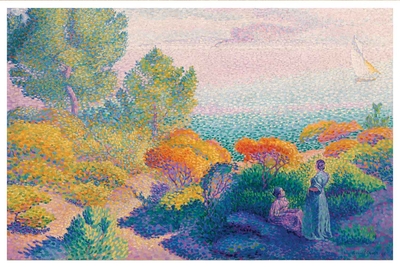 Henri Cross, Zwei Frauen am Ufer, Mittelmeer