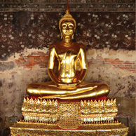 Goldener Buddha