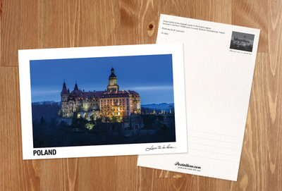 Poland - Love to be here... . - Schloss Książ am Abend