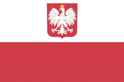Flagge von Polen