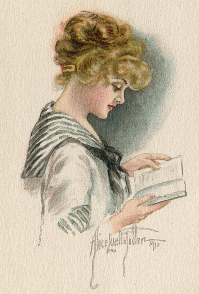 Lesendes Mädchen