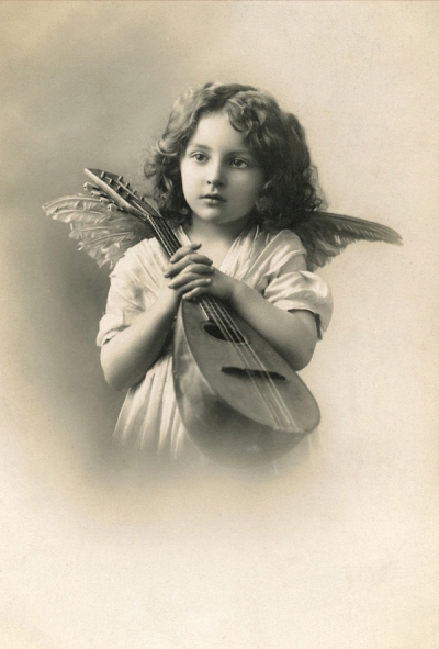 Putto mit Mandoline