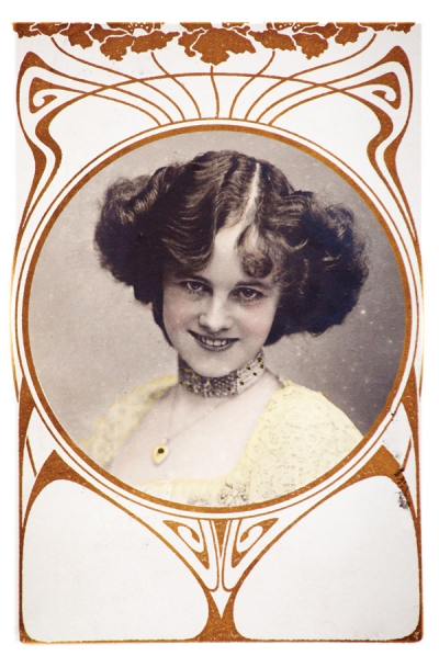 Jugendstil-Porträt