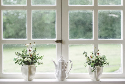 Weißes Fenster