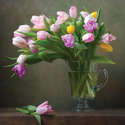 Blumenstrauß aus Tulpen