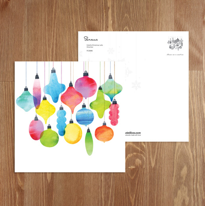 Bunte Christbaumkugeln 