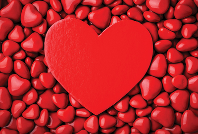 Rote Herzen