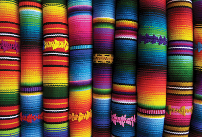 Bunte Stoffe