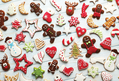 Bunte Lebkuchen