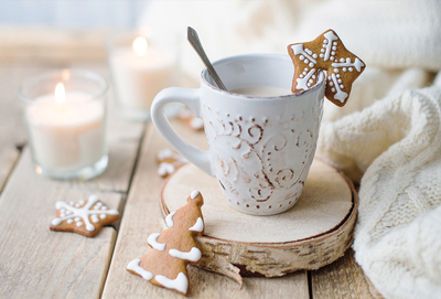 Weihnachtsschokolade mit Lebkuchen