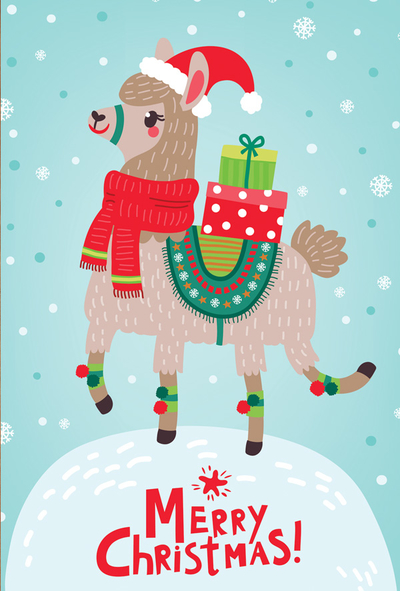Weihnachtslama