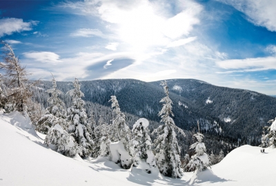 Winter in den Bergen