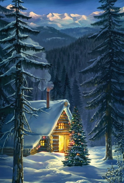 Winter-Hütte