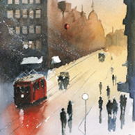 Grzegorz Chudy - Rote Straßenbahn
