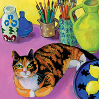 Isy Ochoa - Rosa Innenausstattung mit Cocotte Tricolor