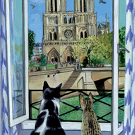 Isy Ochoa -Vue sur Notre-Dame-de-Paris