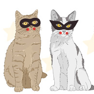 Terakoty - Schwarze Katzen