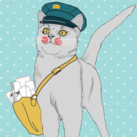 Terakoty - Postkatze