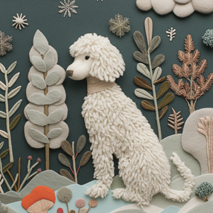 Weißes Hündchen – Lagotto