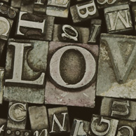 Lesezeichen - Typografisch