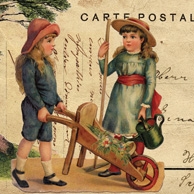 Garten-Collage