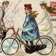 Collage mit Radfahrern