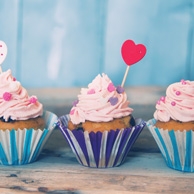 Blaue Napfkuchen 