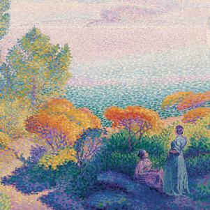 Henri Cross, Zwei Frauen am Ufer, Mittelmeer