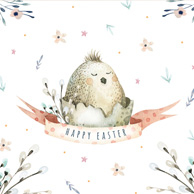 Ostern - ein Küken im Ei